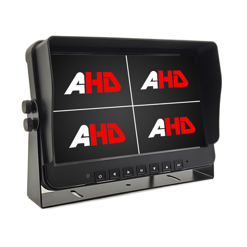 10.1-इंच 4AV इनपुट क्वाड व्यू AHD वाहन मॉनिटर