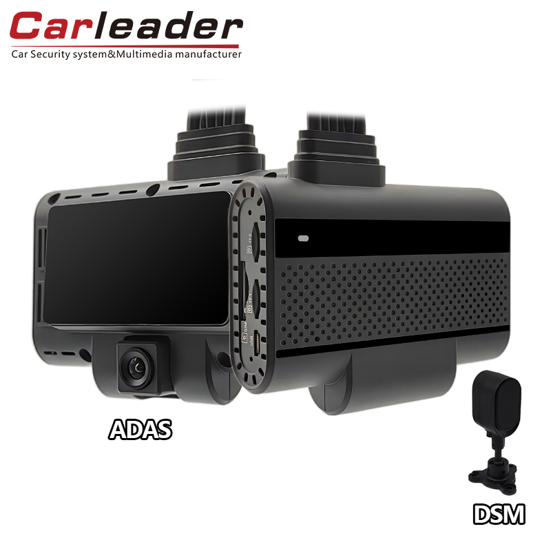 Carleader 4ch ADAS+DSM DVR AI डैश कैमरा कार-हाइलिंग प्रबंधन के लिए