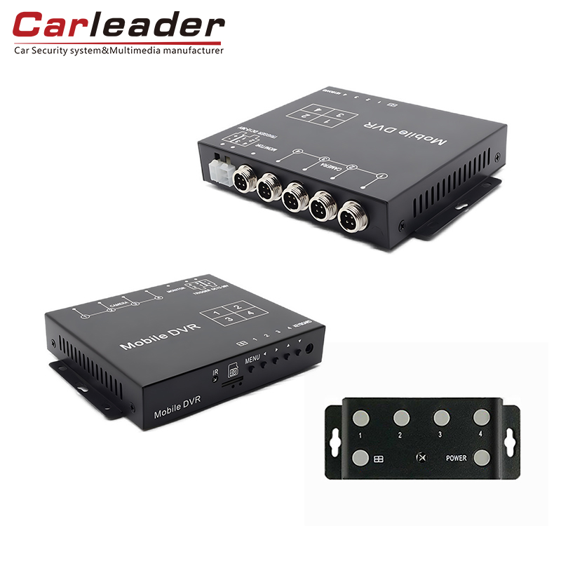 कार्लीडर 4ch AHD 1080p मिनी मोबाइल डीवीआर सपोर्ट टीएफ कार्ड स्टोरेज