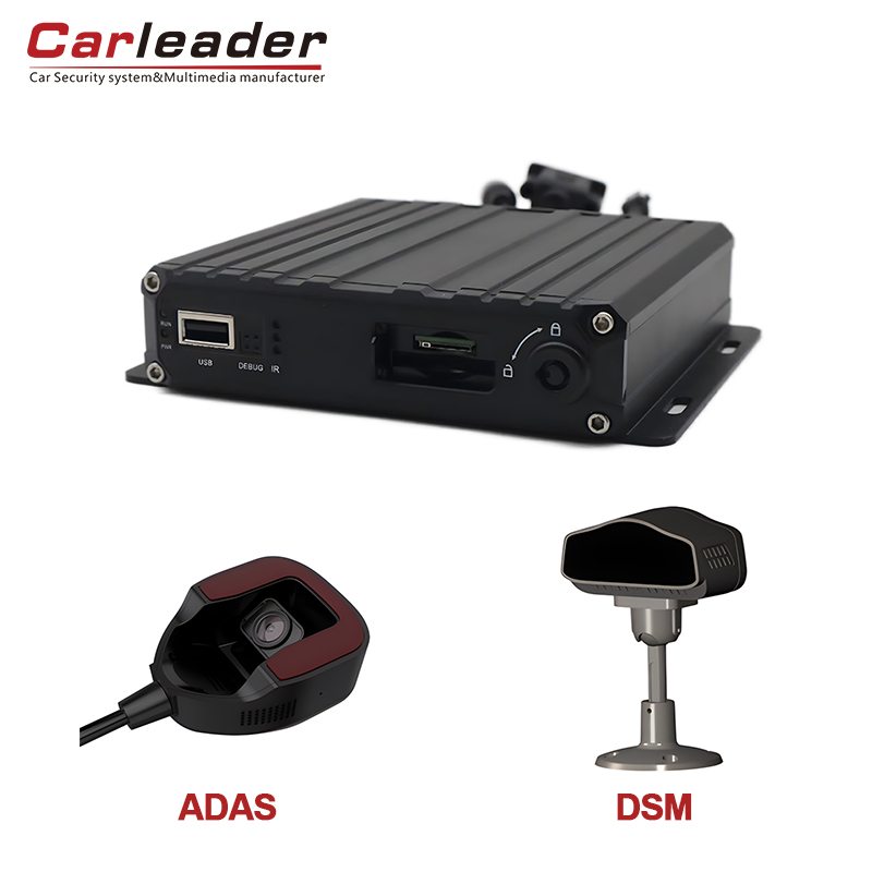 DSM और ADAS कैमरा के साथ Carleader 4ch AI इंटेलिजेंट मोबाइल DVR- SMART लाइफ, स्मार्ट ड्राइव